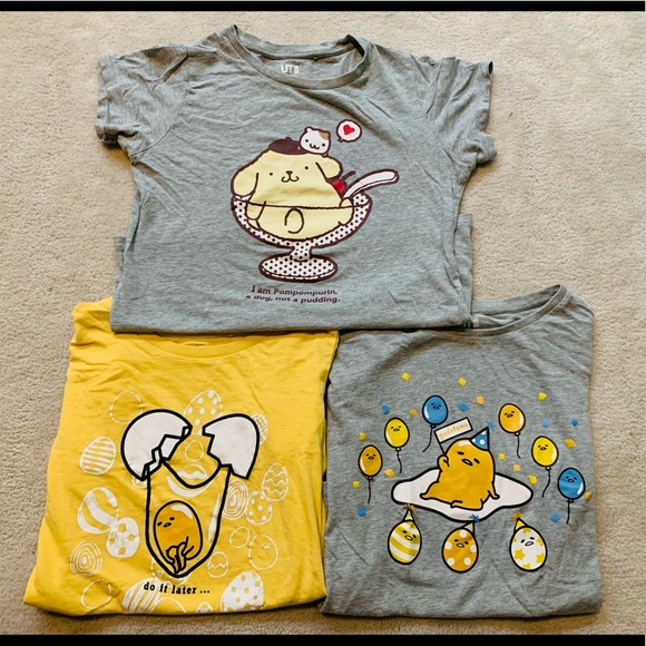 Uniqlo Other - UNIQLO UT Sanrio licensed Kids t-shirt x 3